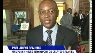 Members of Parliament on Civil Servants' Salaries Report.