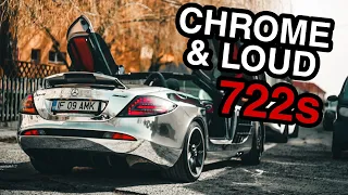 CHROME Mercedes SLR Mclaren 722s Roadster w/Quicksilver exhaust / Revs and hard launch