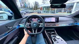 2023 BMW i7 Electric Test Drive POV