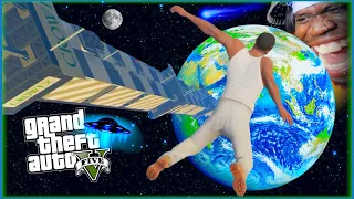 I JUMPED OFF THE TALLEST BUILDING IN THE WORLD IN GTA 5... (1,000,000 ft) - GTA 5 MODS