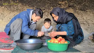 Hard life but full of love and affection of the poor, cave-dweller of Afghanistan | 2000 years ago