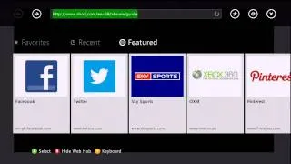 New xbox 360 dashboard with new internet explorer