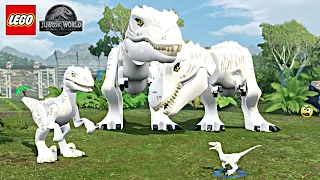 LEGO Jurassic World - CRIEI UMA FAMÍLIA DE INDOMINUS REX