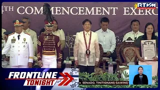 PBBM at suspendidong BuCor chief Bantag, nagkasama sa graduation rites ng PNPA | Frontline Tonight