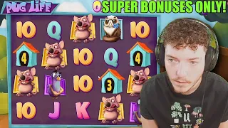 I did five $1000 'SUPER BONUSES' on PUG LIFE! *NEW*