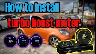 New Greddy Sirius version 2020 | how to install turbo boost meter