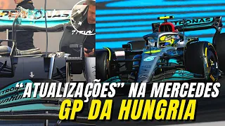 F1 2022 - MERCEDES W13 COM PEQUENAS “ATUALIZAÇÕES” E ASA TRASEIRA DA FERRARI | GP DA HUNGRIA