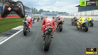 MotoGP™24 | Ducati Lenovo Team 2024 at British Grand Prix | RTX 4090 MAX | Controller Cam gameplay