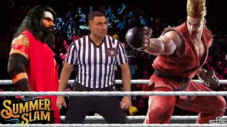 FULL MATCH - Veer Mahaan vs Paul : SummerSlam 2022 - WWE 2K22