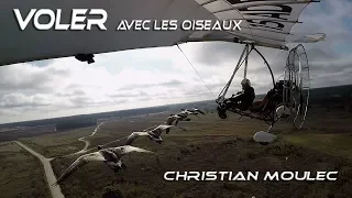 4Kᵁᴴᴰ  Voler avec les oiseaux ,Flying with birds Christian Moullec Fantastic !!! Airshow 2017