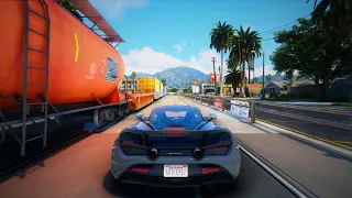 " McLaren 720S " Grand Theft Auto 6 Graphics! NEW 2021 RTX Ray Tracing GTA 6 Graphics Mod!