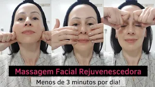 Massagem Facial Rejuvenescedora | Menos de 3 Minutos por Dia