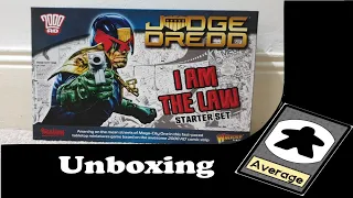 Unboxing Judge Dredd I Am The Law from Warlord Games