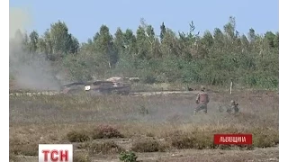 На Яворівському полігоні тестували спеціальні захисні екрани для військової техніки