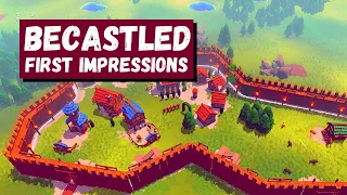 BECASTLED Gameplay w/ Commentary | First Impressions | Defend Our Castle From Sieges!