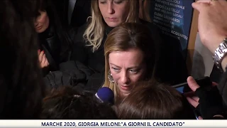 Marche 2020, Giorgia Meloni: "A giorni il candidato"