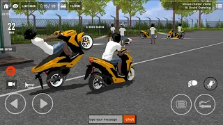 Mabar Motor Vario Drag di Jalan - Geng Motor Multiplayer