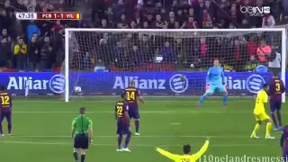 FC Barcelona vs Villarreal - All Goals 11-02-2015