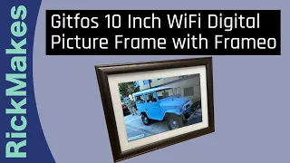 Gitfos 10 Inch WiFi Digital Picture Frame with Frameo