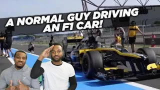 THIS WAS WILD!🤯 NBA fans react to A normal guy driving a F1 car 🏎