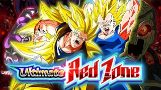 55% LINK LEVEL 10 LR SSJ3 GOKU & SSJ2 VEGETA VS RED ZONE METAL COOLER CORE (DBZ: DOKKAN BATTLE)