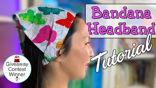 Bandana Headband Tutorial | Contest Winner | The Sewing Room Channel