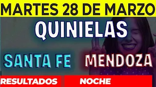 Resultados Quinielas Nocturna de Santa Fe y Mendoza, Martes 28 de Marzo