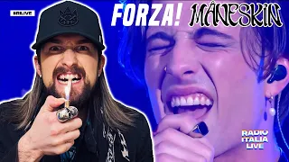 FORZA!... Måneskin - La paura del buio / Fear of the Dark (Radio Italia Live) REACTION!!!