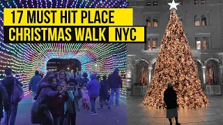 NYC Christmas Walk (Best Place) For New York Christmas Lights | Dyker Heights