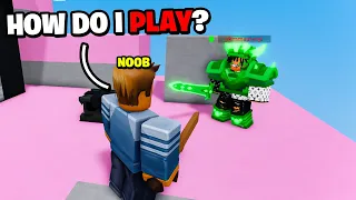 I Pretended To Be A NOOB In Roblox Bedwars, Then DESTROYED TOXIC KID