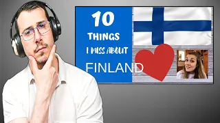 Italian Reacts "10 Things I Miss About FINLAND"