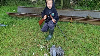 pigeon shooting with a 410