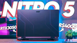 O MELHOR NOTEBOOK GAMER de até R$4000 pra vc comprar nessa BLACK FRIDAY! Acer Nitro 5 com a RTX 3050