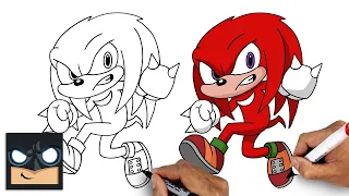 How To Draw Knuckles | Sonic 2 Drawing Tutorial