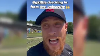 Highlights from day 1 of 49ers George Kittle’s Tight End University