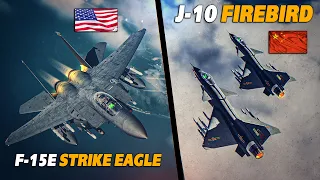 J-10 Firebird Vs F-15E Strike Eagle | CLASH OVER THE PACIFIC | Digital Combat Simulator | DCS |