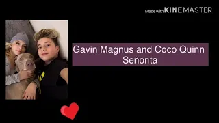 Gavin Magnus and Coco Quinn - Señorita - Cover - Lyrics