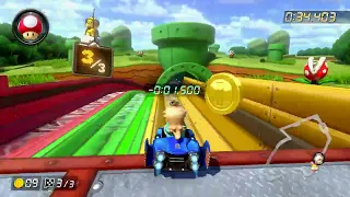 Mario Kart 8 Deluxe - 3DS Piranha Plant Slide [200cc] (1:45.254)