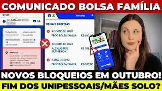 🚫😱SAIU a LISTA de quem NÃO VAI RECEBER o BOLSA FAMÍLIA em OUTUBRO: BLOQUEIO UNIPESSOAIS/MÃES SOLO!