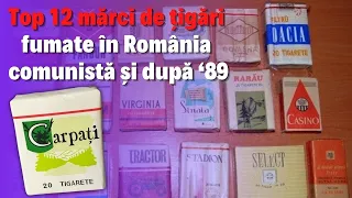 Top 12 mărci de țigări fumate în România comunistă și după ‘89