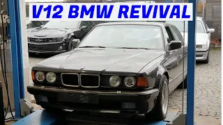 First Start in 5 Years - V12 BMW E32 750iL - Project Karlsruhe: Part 3