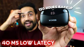 WINGS Powerbuds || Best Wireless Earbuds with Longest Battery Backup|| With Gaming mode 40ms