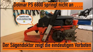 Dolmar PS 6800 läuft nicht 😵‍💫 Schadendiagnose #stihl #kettensäge #husqvarna #sägendoktor #motorsäge