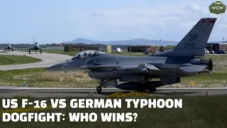 US F-16 vs German Eurofighter: Who wins? Intense BFM(Dogfight) Training.