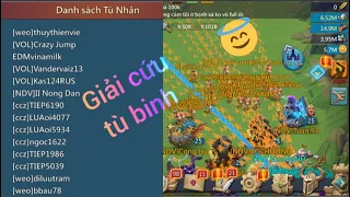 Đột kích NDV giải cứu tù binh 😇😇 - Lords mobile