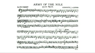 The Army Of The Nile March (Kenneth J. Alford) - 3rd B-flat Cornet