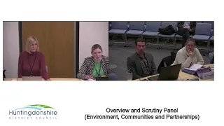 Overview and Scrutiny Panel (Environment, Communities and Partnerships)