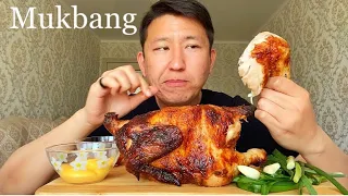 МУКБАНГ СЪЕЛ ЦЕЛУЮ КУРИЦУ ГРИЛЬ И НЕ НАЕЛСЯ😆😋 Я ДОМА  • Mukbang GRILLED CHICKEN, sauce, not asmr