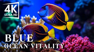 Deep Relaxing Sleep Meditation Music - Serenity of the Sea Aquarium 4K Ultra HD