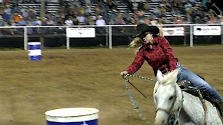 Barrel Racing - 61st White Deer Rodeo 2019